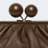 Pasticcino-veske i nappaskinn, medium, brun Pasticcino-veske i nappaskinn, medium, brun
