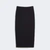 Pencilskjørt i scuba-jersey, ultramarin