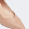 Pumps i nappaskinn, pudder Pumps i nappaskinn, pudder