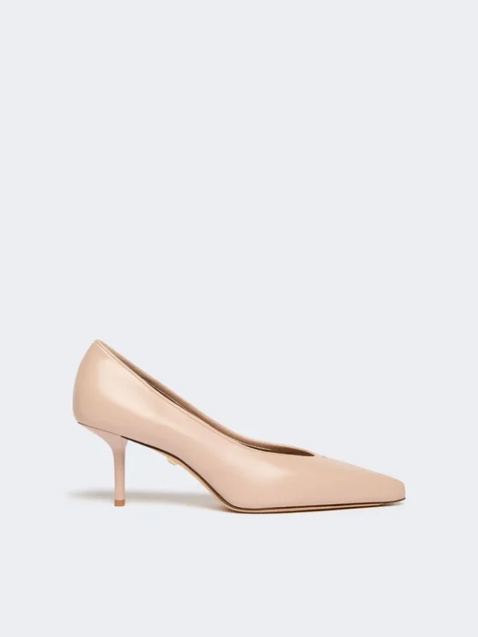 Pumps i nappaskinn, rosa Pumps i nappaskinn, rosa