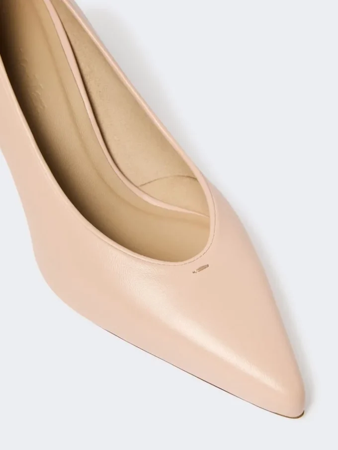 Pumps i nappaskinn, rosa Pumps i nappaskinn, rosa