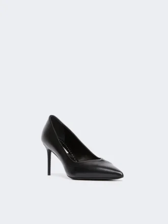 Pumps i nappaskinn, svart