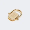 Ring i metall og harpiks, oransje Ring i metall og harpiks, oransje