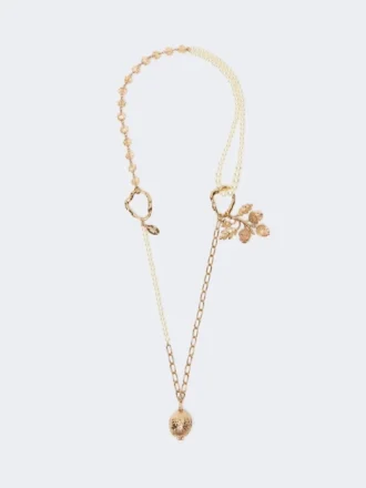 Sett med charms og krystaller, gull Sett med charms og krystaller, gull