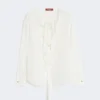 Silkebluse med volanger, silke