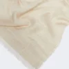 Sjal i jacquard av silke, kashmir og ull, beige Sjal i jacquard av silke, kashmir og ull, beige