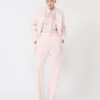 Skjorte i silkeorganza, rosa