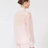 Skjorte i silkeorganza, rosa