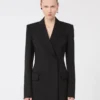 Skreddersydd blazer i Pure Wool, svart Skreddersydd blazer i Pure Wool, svart