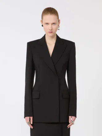 Skreddersydd blazer i Pure Wool, svart
