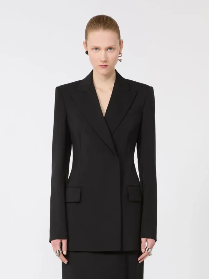 Skreddersydd blazer i Pure Wool, svart Skreddersydd blazer i Pure Wool, svart
