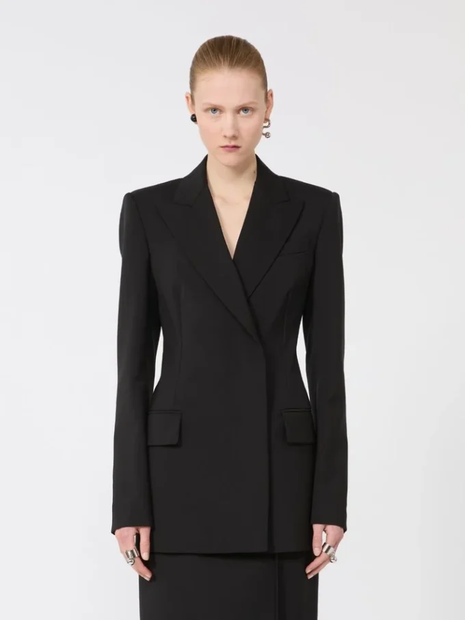 Skreddersydd blazer i Pure Wool, svart Skreddersydd blazer i Pure Wool, svart