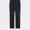 Slim-fit-jeans med utvidet kant, midnattsblå
