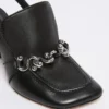 Slingbacks i nappaskinn, svart Slingbacks i nappaskinn, svart