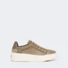 Sneakers i semsket skinn, mud