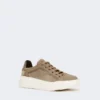 Sneakers i semsket skinn, mud