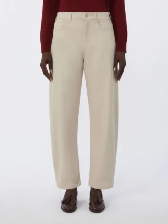 Stretch-bull-denimbukser, natur