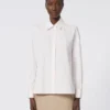 Stripet poplin-skjorte, rosa