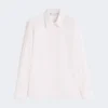Stripet poplin-skjorte, rosa