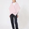 Teddy-stole i alpakka og ull, beige-rosa Teddy-stole i alpakka og ull, beige-rosa