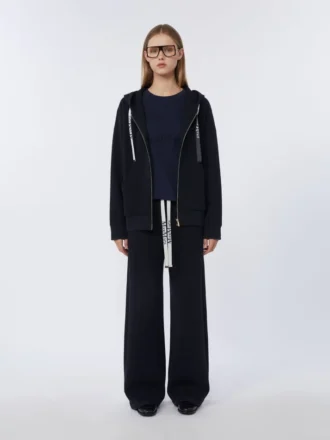Oversized jersey-T-skjorte, ultramarin