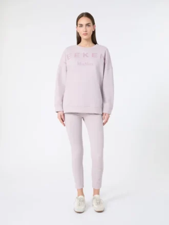 Tekniske jersey-leggings, lilla