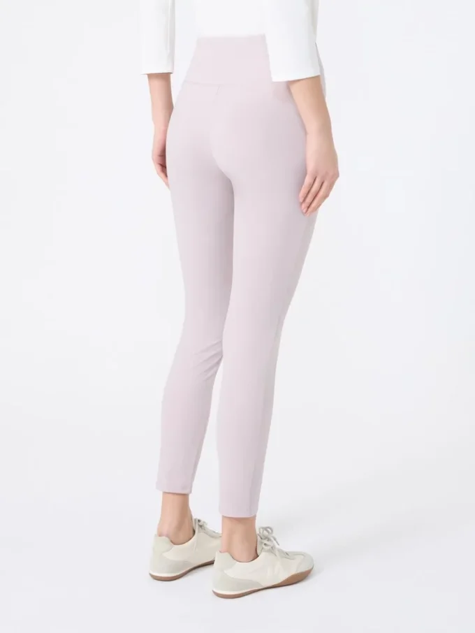 Tekniske jersey-leggings, lilla