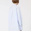 Tunika i poplin i kimono-stil, avio