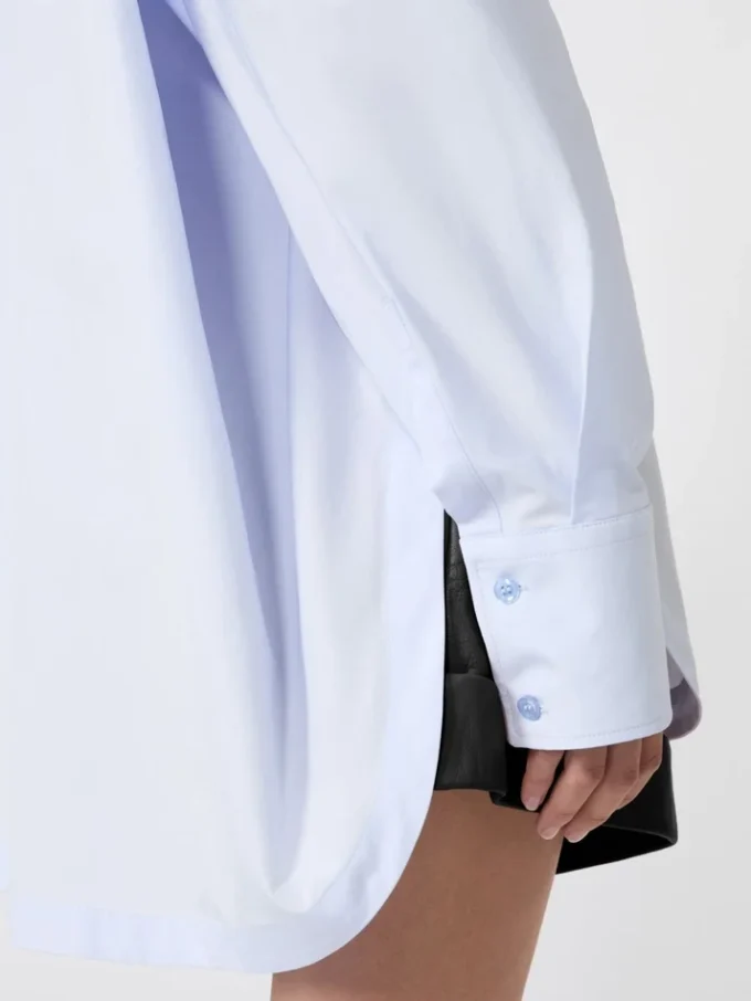 Tunika i poplin i kimono-stil, avio