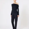 Ulltop med bare skuldre, ultramarin Ulltop med bare skuldre, ultramarin