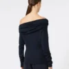 Ulltop med bare skuldre, ultramarin Ulltop med bare skuldre, ultramarin