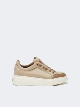 Vannavvisende joggesko i kashmir, beige