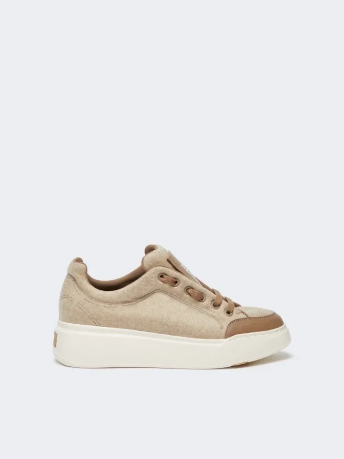 Vannavvisende joggesko i kashmir, beige