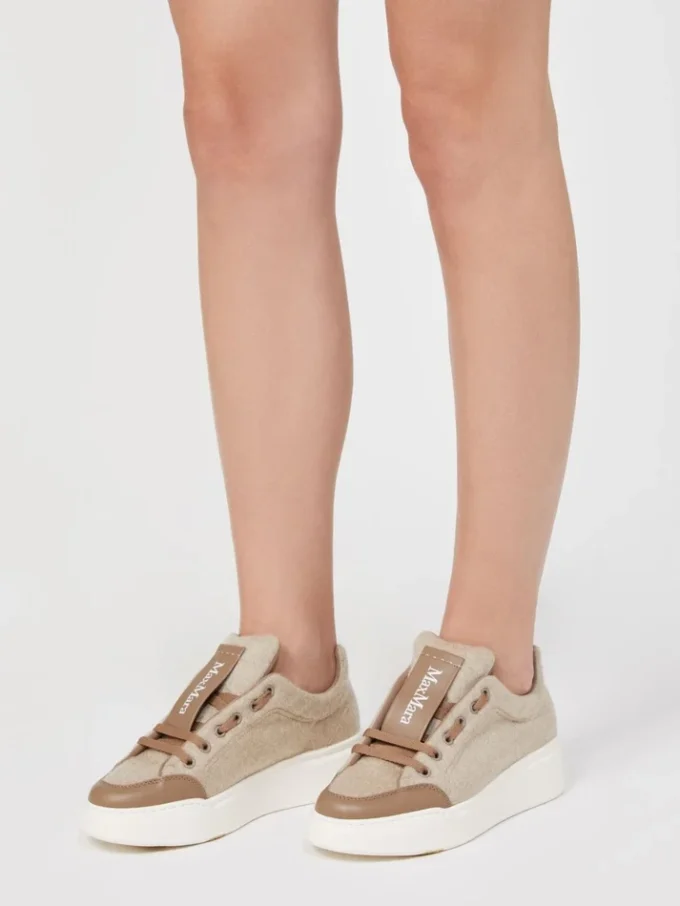 Vannavvisende joggesko i kashmir, beige