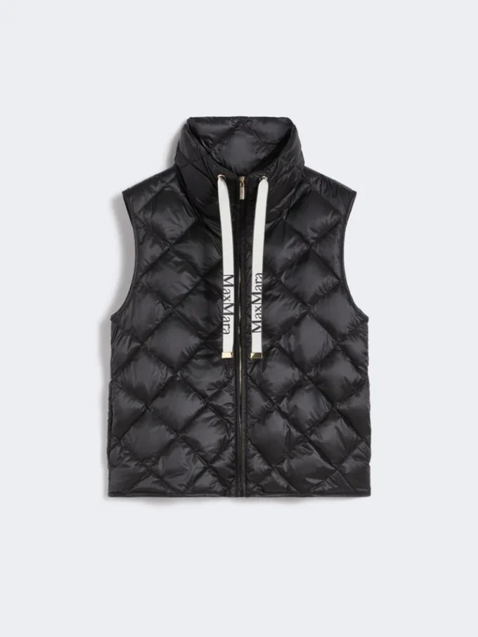 Vannavvisende nylon-canvas-vest, svart Vannavvisende nylon-canvas-vest, svart
