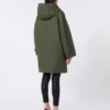 Vannavvisende parkas i kanvas, kaki Vannavvisende parkas i kanvas, kaki