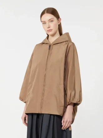 Vannavvisende taffeta-jakke, kamel Vannavvisende taffeta-jakke, kamel