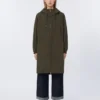 Vannavvisende taffeta-parkas, grønn Vannavvisende taffeta-parkas, grønn