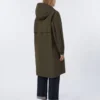 Vannavvisende taffeta-parkas, grønn Vannavvisende taffeta-parkas, grønn