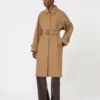 Vannavvisende trenchcoat i bomullsblanding, brun Vannavvisende trenchcoat i bomullsblanding, brun