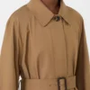 Vannavvisende trenchcoat i bomullsblanding, brun Vannavvisende trenchcoat i bomullsblanding, brun