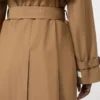Vannavvisende trenchcoat i bomullsblanding, brun Vannavvisende trenchcoat i bomullsblanding, brun