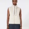 Vattert, vannavvisende nylon-canvas-vest, sand Vattert, vannavvisende nylon-canvas-vest, sand