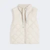 Vattert, vannavvisende nylon-canvas-vest, sand Vattert, vannavvisende nylon-canvas-vest, sand
