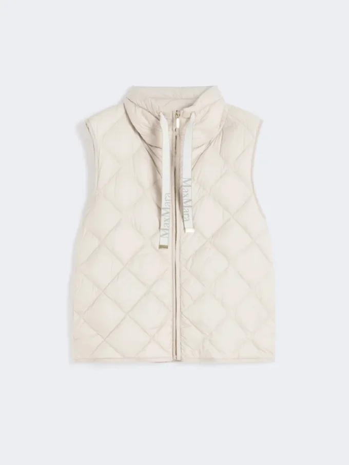 Vattert, vannavvisende nylon-canvas-vest, sand Vattert, vannavvisende nylon-canvas-vest, sand