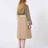 Vendbar, vannavvisende trenchcoat i gabardin, beige Vendbar, vannavvisende trenchcoat i gabardin, beige