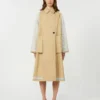 Vendbar, vannavvisende trenchcoat i gabardin, beige Vendbar, vannavvisende trenchcoat i gabardin, beige