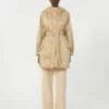 Vendbar, vattert parkas i vannavvisende kanvas, beige Vendbar, vattert parkas i vannavvisende kanvas, beige
